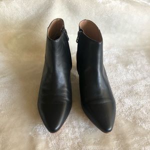 Madewell The Portia Boot 6.5 Black Ankle Boot